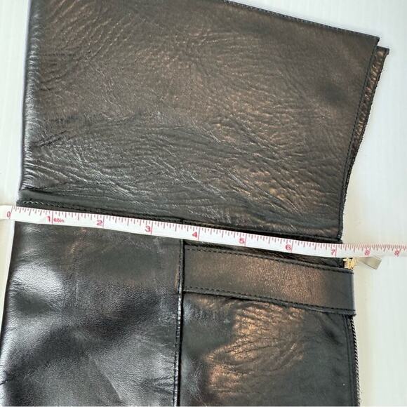 Stelle Monelle over the knee fold down black leather riding boots size 39 / 8.5 - Picture 12 of 14